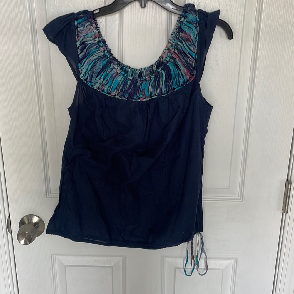 Lucky Brand Blue top size small